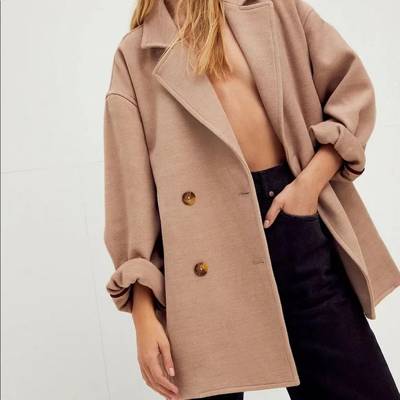 ❌SOLD❌ NWT FREE PEOPLE Hanna Super Soft Slouchy Blazer - Picture 6 of 6